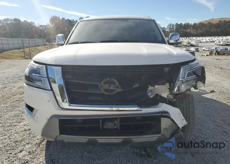 2023 Nissan Armada Platinum from USA, damaged, VIN JN8AY2DA7P9405665